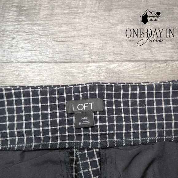 Loft Julie Slim Ankel Pants Size 6 - Picture 2 of 6